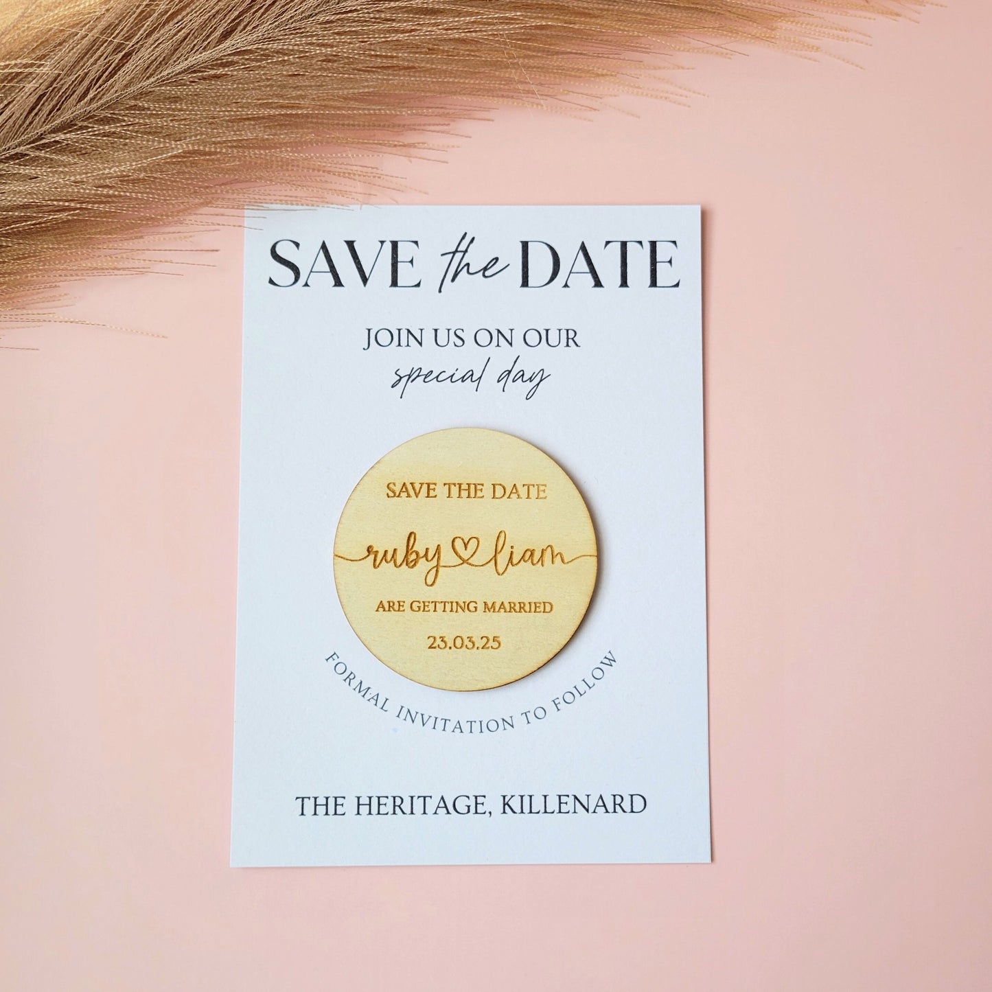 Save The Date Magnet and Card